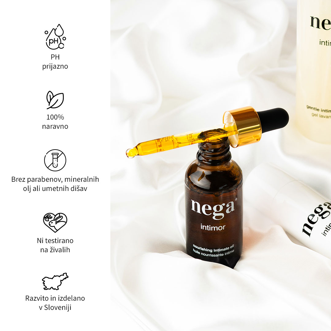 Intimor olje - 100% naravna intimna nega